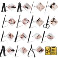 thumbnail image 4 of Stainless Steel Nail Clipper Travel & Grooming Kit Nail Tools Manicure & Pedicure Set, 4 of 5