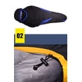 thumbnail image 3 of Sac de Couchage en Duvet Super Léger Contient 1000 Grammes de Duvet de Canard Sac de Couchage Portable Imperméable avec Sac de Compression pour Camping, Randonnée Sac à Dos, Plein Air 3-4 Saisons (83 Pouces*31.5 Pouces*20 Pouces), 3 of 5