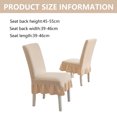 thumbnail image 2 of 2Pcs Chair Covers for Dining Room Chair Covers With Skirt Dining Chair Covers Stretch Kitchen Chair Covers, 2 of 5