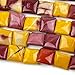 thumbnail image 3 of Cherry Blossom Beads Mookaite Beads 10mm Smooth Square - 8 inch Strand, 3 of 4
