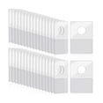 thumbnail image 1 of 100pcs Plastic Hook PET Hook Hanging Piece PVC Hook Aircraft Hook Hole K6A2, 1 of 8
