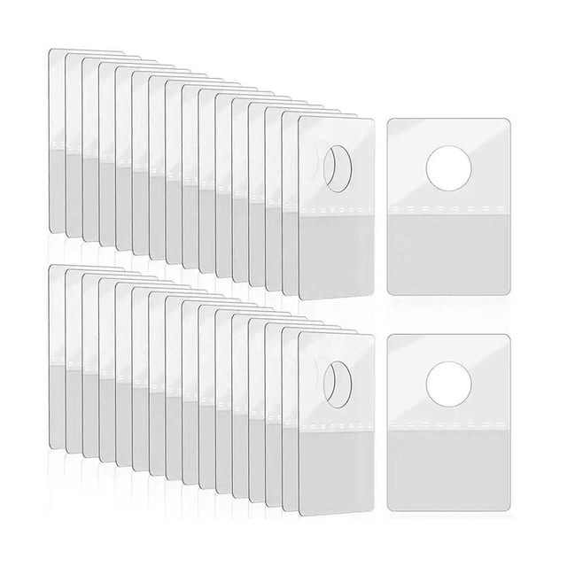 100pcs Plastic Hook PET Hook Hanging Piece PVC Hook Aircraft Hook Hole K6A2