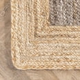 thumbnail image 3 of Aizza Trends Hand Made Hand Braided Natural Jute Floor Area Rug / Floor Carpet Rug / Natural Jute Rug, 3 of 5