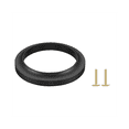 thumbnail image 2 of Trousse de Joints à Bille pour Toilettes de VR, Trousse de Joints de Toilette de VR 12524 de Remplacement pour Accessoires de Toilette de VR, 1x Joint de Toilette de VR 2x Laveuse 2x Écrou 2x Vis, Noir, 2 of 5