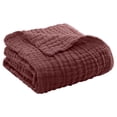 thumbnail image 1 of Feltree Muslin Blanket for Adults 59x79 Inches 100% Cotton Lightweight Breathable Summer Travel Bed Sofa Throw, 1 of 7
