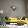 thumbnail image 2 of Illuminated Wall Clock for Living Room Retro Hanging Timepiece with Ambient Light, 2 of 8