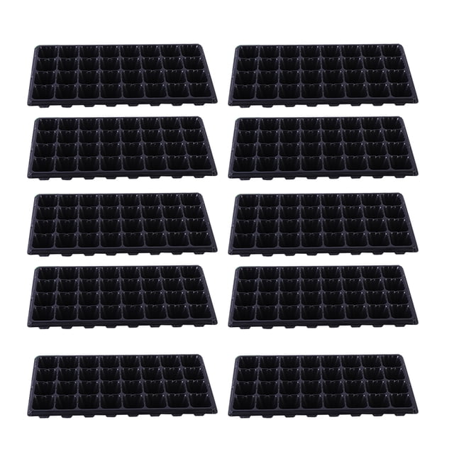 MasteelfCA 10pcs Plant Starter Kit Plant Growing Trays Planting Germination Plates