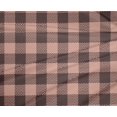 thumbnail image 4 of oneOone Polyester Lycra Peach Fabric Gingham Check Craft Projects Decor Fabric Printed By The Yard 56 Inch Wide, 4 of 4