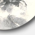 thumbnail image 3 of Designart 'vagues de l'Océan' Art Mural Traditionnel en Métal - Disque de 36, 3 of 5
