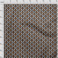 thumbnail image 4 of oneOone Georgette Viscose Brown Fabric Poker Card Sewing Material Print Fabric By The Yard 42 Inch Wide, 4 of 4