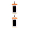 thumbnail image 2 of Transemion Waterproof Underwater Case Cover Bag Dry Pouch for Mobile Phone orange 2Set, 2 of 6