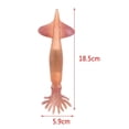 thumbnail image 4 of Marine Animal Model Solid Simulation Intelligence Learning Animal Figurines Toys Pink Squid, 4 of 7