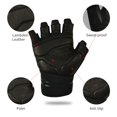 thumbnail image 4 of Savior Heat Gants de Levage Antidérapants avec Sangle de Poignet Réglable Noir, Taille p-2TG, 4 of 9