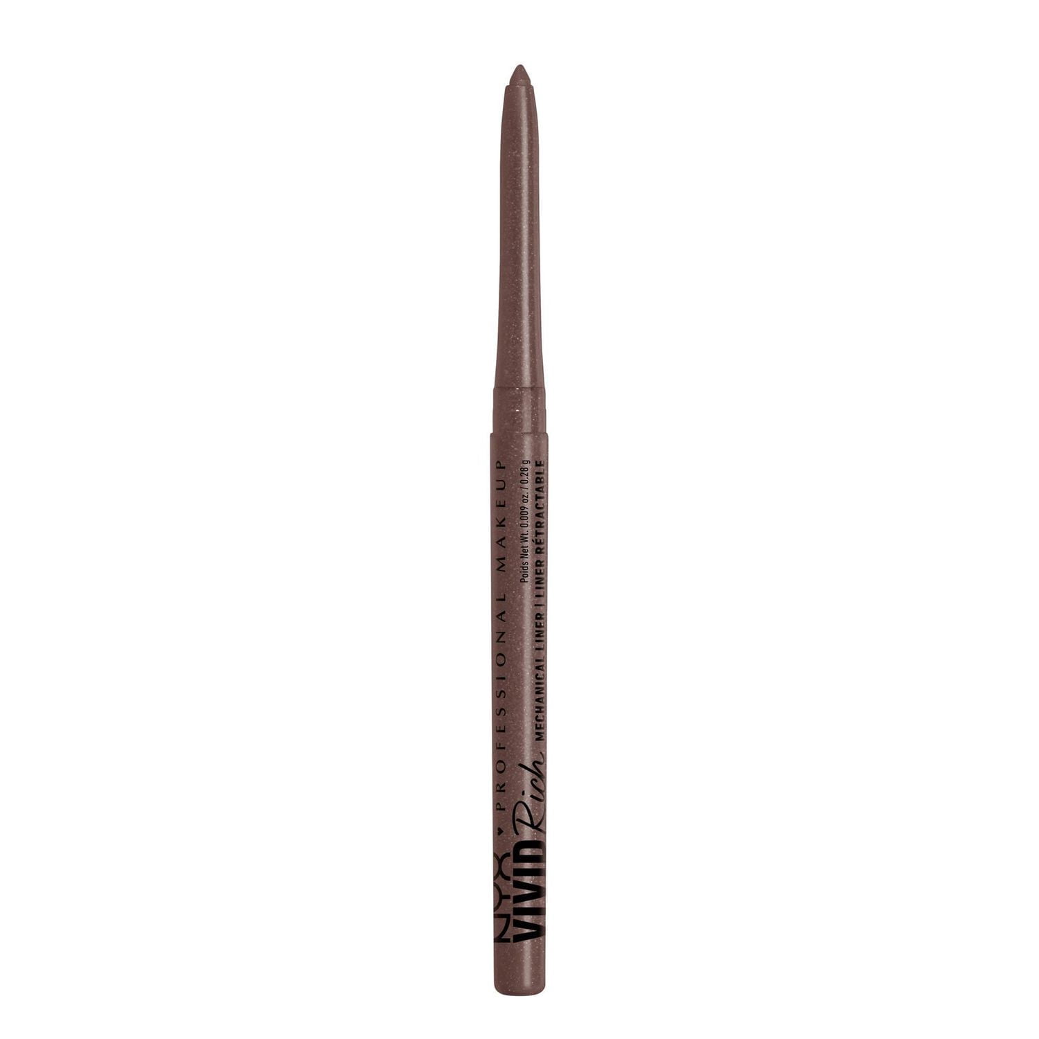 NYX PROFESSIONAL MAKEUP, Liner rétractable Vivid Rich, Crayon pour les yeux, Nuances riches, Formule végane