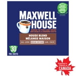 Maxwell House House Blend Coffee Certified Compostable K-Cup® Coffee Pods, 30 Pods, Medium