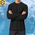 thumbnail image 1 of ylioge Mens Sun Protection T Shirts Lightweight Long Sleeve UV T-Shirts Casual Solid Pullover Breathable Basic Raglan Fishing Tees Tops, 1 of 8