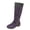Purple, variant on LOVZFMLL Boots for Women Mid Calf Winter Boots Side Zipper Round Toe Slip Resistant Low Block Heel Casual Fall Winter Boots