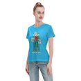 thumbnail image 4 of T-Shirt Basique à Manches Courtes pour Femmes Super Saiyan, 4 of 6