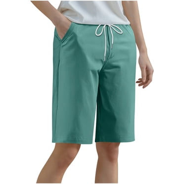 Liquidation d'Été 2025! Pantalons pour Femmes Grande Taille, Shorts de Yoga Courts Unis pour Femmes, Vêtements D\'entraînement Physique, Sports, Tennis, Shorts Taille Haute