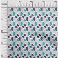 thumbnail image 1 of oneOone Georgette Viscose Fabric Circle Geometric Print Sewing Fabric BTY 42 Inch Wide, 1 of 4