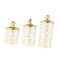 thumbnail image 4 of Siruishop 3 Pcs Bocal à Café, Pot à Biscuits, Portable, Contenant de Rangement pour Aliments Contenant de Rangement pour Grains de Café pour Sucre Noix Collations Pâtes A, 4 of 8