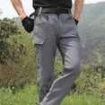 thumbnail image 4 of Tqyyweavej Pantalon Tactique pour Homme à Séchage Rapide Résistant à l'Eau Pantalon d'Extérieur Léger Extensible Cargo Pêche Voyage Camping Travail Randonnée Pantalon P-4TG, 4 of 9