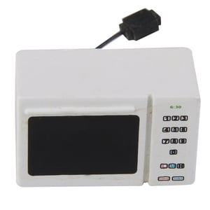 1Pc 1/12 Mini Maison Mini Modèle Scène de cuisine Four micro-ondes Mini Cuisine Ornamen