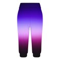 thumbnail image 3 of Yuyuzo Womens Capri Pants High Waisted Drawstring Sweatpants Running Gym Cropped Trousers with Pockets, 3 of 6