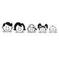 thumbnail image 1 of Amdohai Family Car Decals Stickers for Car Windows Bumper Phone Notebook Vinyl Decal, 1 of 6