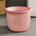 thumbnail image 4 of TIMIFIS Bathroom Laundry Basket Portable Dirty Clothes Basket Dirty Clothes Storage Basket Large Clothes Rack Laundry Basket Bathroom Hollow Dirty Clothes Basket Closet Organizer, 4 of 6