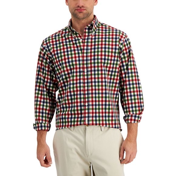 Club Room Chemise Habillée de Voyage pour Homme Coupe Régulière 17 3637