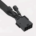 thumbnail image 2 of GPU 8PIN(6+2) PCI-E Graphics Card Extension Cable with Filter Capacitor Eliminating Video Card Whistling Noise, 2 of 8