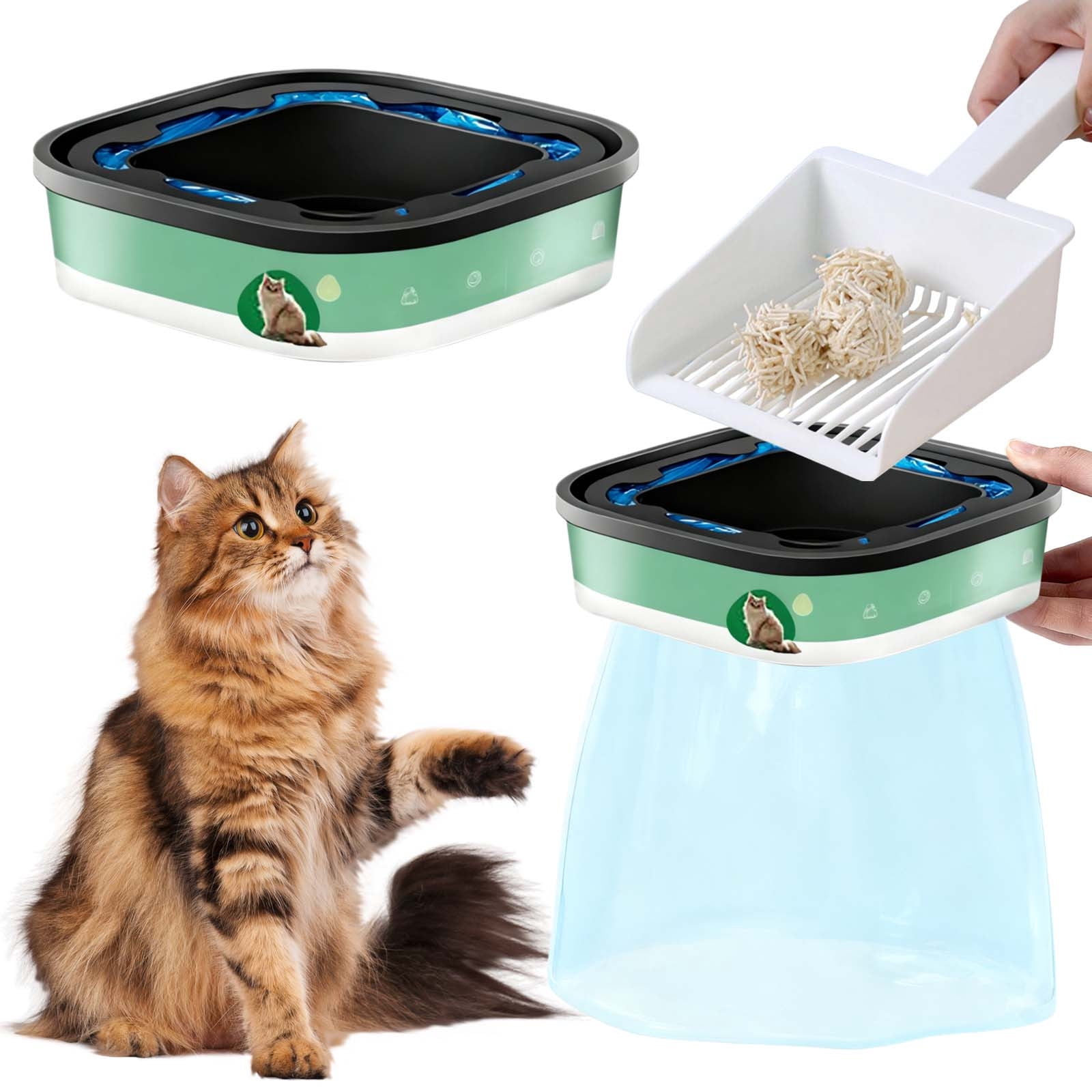 BotaniNest Cat Litter | Compatible With Standard Extra Large And XL Litter | Super Strong Odor Removal | Universal Alternative To Cat Waste Disposal Systems