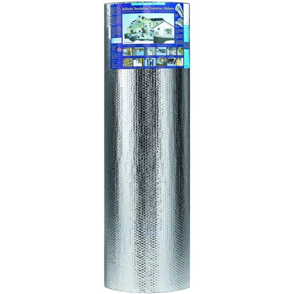 Reflectix Multi Purpose Insulation BP48050 Double Sided Reflective Polyethylene; 48 Inch Width x 50 Foot Length Roll; Cover 200 Square Foot Area; 5/16 Inch Thick; Standard Edge