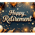 thumbnail image 4 of Colorful Balloons Happy Retirement Decorative Banner for Retirement Party Event Decoration Celebration, 4 of 4