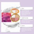 thumbnail image 2 of Glowjiu Glow Gallery Highlighting Eye & Cheek Palette, Glowjiu Palette, Cheek Palette - Eyeshadow and Highlighter Makeup, 4-In-1 Highlight Shades Makeup for Blush with Brushes (1 PC), 2 of 7