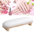 thumbnail image 2 of tredstone PU Repose-Bras Oreiller Support Lavable pour Manucure Salon de Manucure Court Blanc, 2 of 5