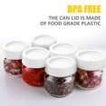 thumbnail image 4 of 20pcs Plastic Mason Jar Lids Food-grade Mason Jar Caps Fit Regular Mouth 70mm Reusable Leak Proof Replacement Jar Lids Dishwasher Safe for Mason Jars Canning Jars, 4 of 10