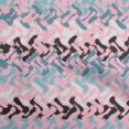thumbnail image 1 of oneOone Rayon Light Pink Fabric Geometric Sewing Craft Projects Fabric Prints By Yard 56 Inch Wide-2D, 1 of 5