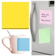 thumbnail image 2 of BMYJ 3x3 Feet Super Sticky Tearable Notes with Bright Colors 100 Sheets for Office Classroom Wall Calendar Project Planning and Reminder Self-Adhesive Paper, 2 of 2