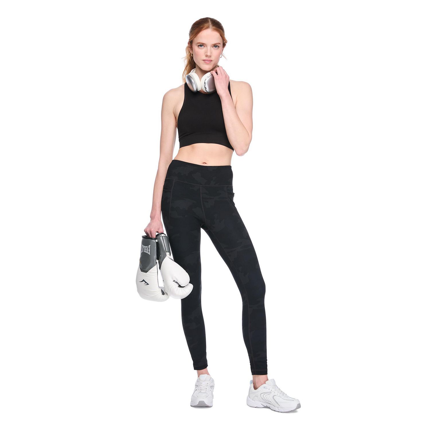 Legging à poches taille haute Athletic Works pour femmes