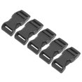 thumbnail image 1 of Buckles, Black Safe Durable Bag Buckle, For Camping Bags Mountain-Climbing Outdoor, 1 of 8