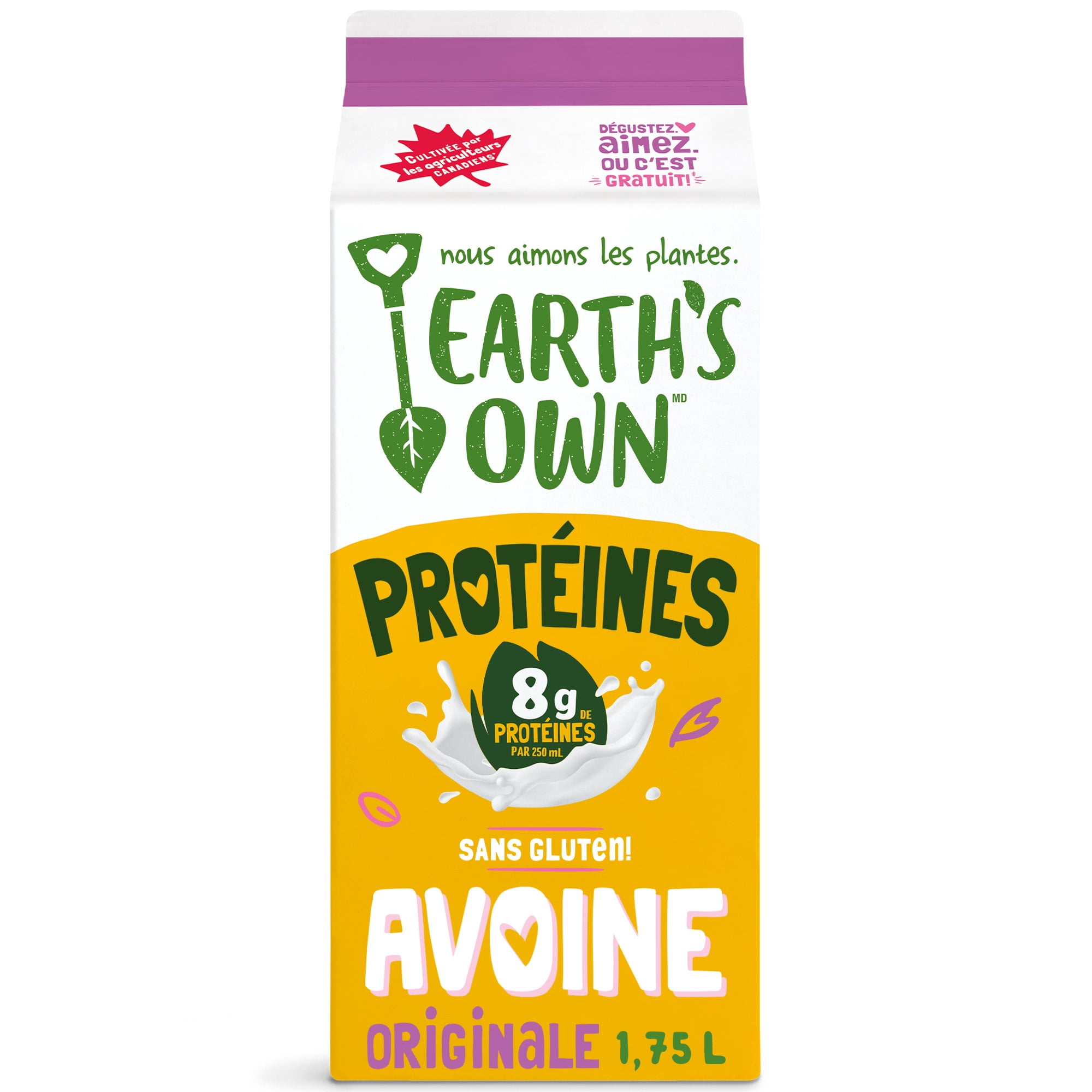 Earth's Own Protein Original Oat Milk Alternative, 1.75L