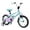 Blue, variant on Costway 14" Kids Bike with Adjustable Saddle Handlebar Removable Training Wheels Handbrake Green