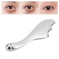 thumbnail image 4 of Metal Facial Gua Sha Tool, Reduce Puffiness Eye Cream Applicator Wand Silver Improve Skin Problems  For Women For Home, 4 of 8
