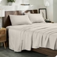 thumbnail image 1 of Bare Home Ensemble de Draps 100 % Coton Biologique - Tissage Satin, 1 of 7
