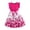 Hot Pink, variant on Splozh Flower Girl Lace Bowknot Tutu Dress Little Girls Butterfly Birthday Party Graduation Pleated Casual Swing Dresses Floral Print Summer Holiday Party Dress Purple,9-10 Years