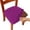 Purple, variant on Solid Color Brushed High Elastic Chair Cover Soft And Comfortable Chair Seat Cover -proof And- Chair Slipcover Suitable For Dining Chair