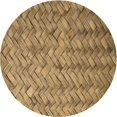thumbnail image 1 of Ahgly Company Machine Washable Indoor Square Transitional Saddle Brown Area Rugs, 3' Square, 1 of 7