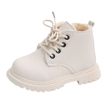 Ketyyh-chn99 Toddler Baby Warm Winter Short Snow Boots Boys Girls Mesh Shoes Fashion Mesh Boots Breathable Boots for 10,Beige